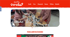 Desktop Screenshot of escolavirolet.com