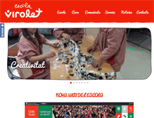 Tablet Screenshot of escolavirolet.com